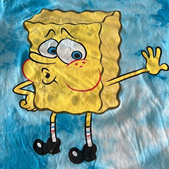 SpongeBob Tie Dye Shirt - Size small - Picture 2 of 5
